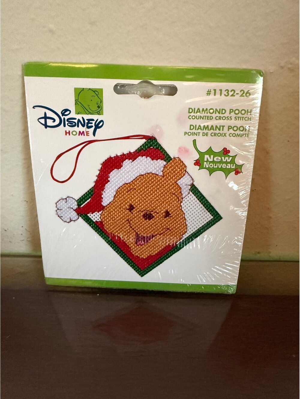 Disney Diamond Pooh Counted Cross Stitch Ornament Kit by Leisure Arts (#1132-26)
